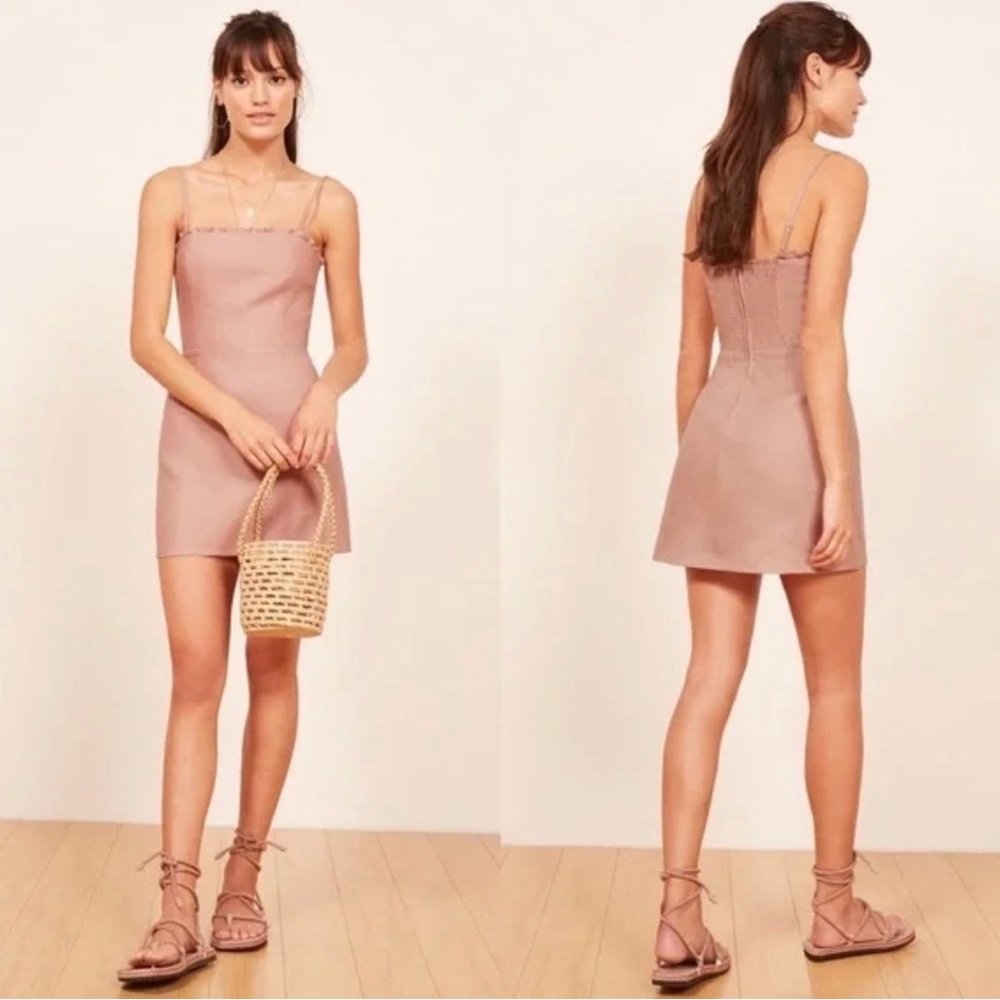 Reformation Ava Linen Dress